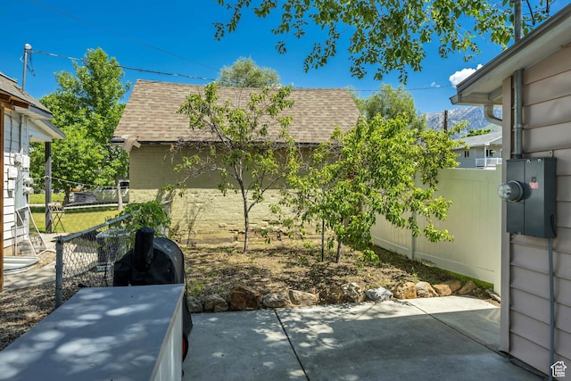 119 E 400 S, Provo, UT 84606 - fenced backyard featuring a patio area