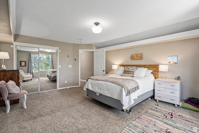 116 S Canyon View Dr, Elk Ridge, UT 84651 - bedroom with carpet flooring, a textured ceiling, and baseboards