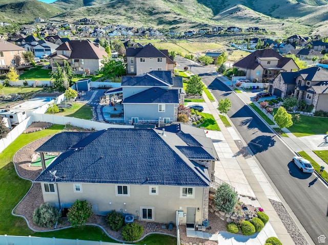 14789 S Briar Park Rd W, Herriman, UT 84096 - aerial view of residential area featuring a mountain backdrop