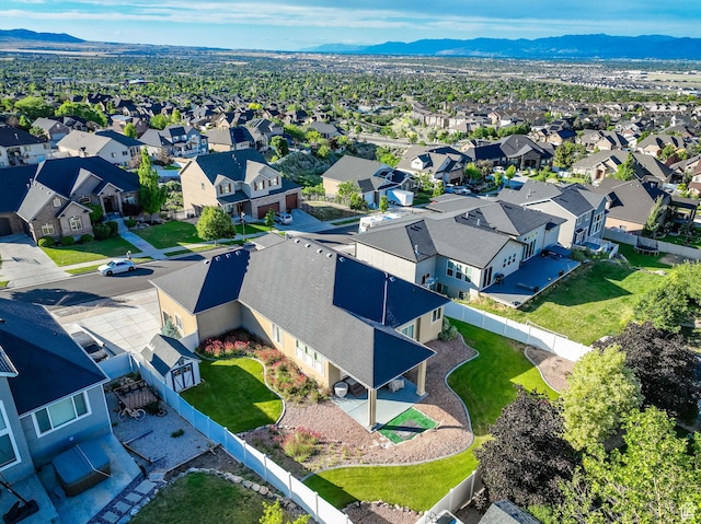 14789 S Briar Park Rd W, Herriman, UT 84096 - aerial view of residential area featuring a mountainous background