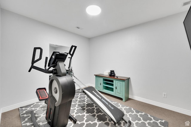 14789 S Briar Park Rd W, Herriman, UT 84096 - workout room featuring carpet floors and baseboards