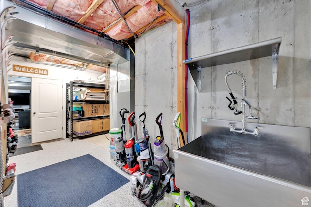 14789 S Briar Park Rd W, Herriman, UT 84096 - unfinished basement with a sink