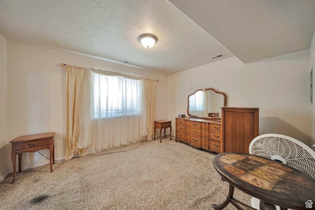 1588 N Dawson W, Tooele, UT 84074 - sitting room with light colored carpet, baseboards, and a textured ceiling