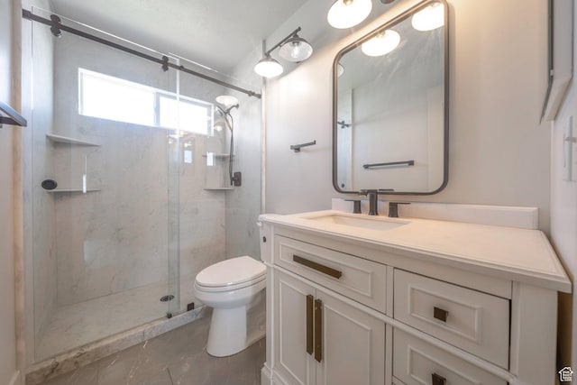 1454 N 420 E, Tooele, UT 84074 - full bath with toilet, a marble finish shower, and vanity