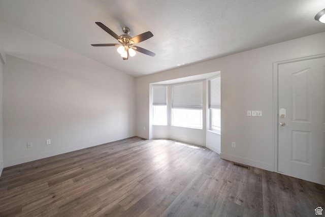 1454 N 420 E, Tooele, UT 84074 - spare room with ceiling fan, wood finished floors, and baseboards