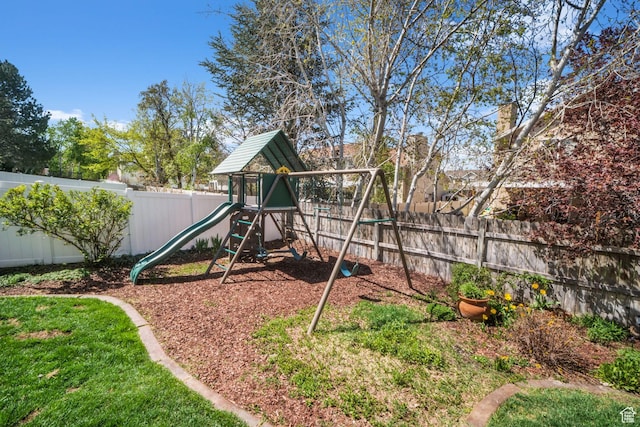 10128 S 2460 E, Sandy, UT 84092 - view of playground with a fenced backyard