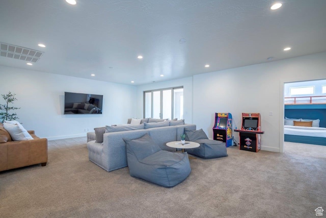3780 Arcadia Dr Unit 53, Santa Clara, UT 84765 - carpeted living area with recessed lighting and baseboards