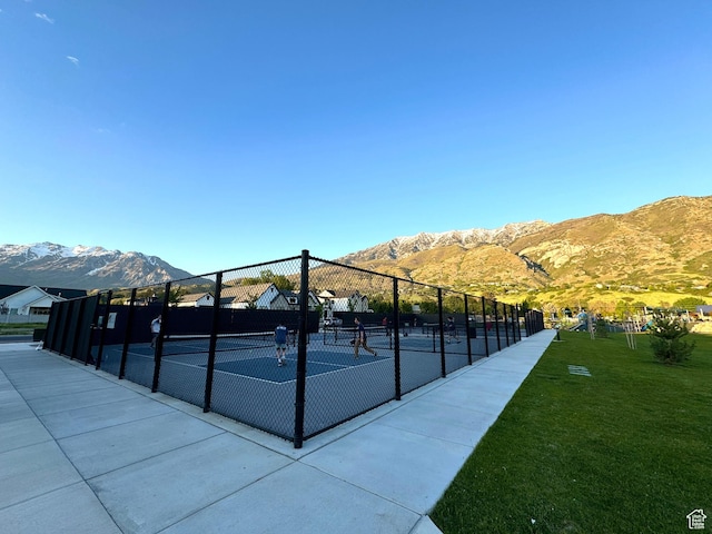 451 E 3900 N, Provo, UT 84604 - surrounding community featuring a mountain view and a tennis court