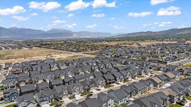 12361 S Xander Ln, Herriman, UT 84096 - aerial perspective of suburban area with mountains