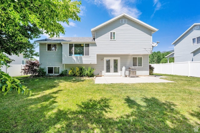 524 E 1200 S, Kaysville, UT 84037 - rear view of house with french doors and a patio area