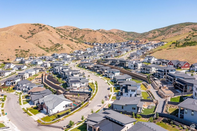 5472 N Valley View Rd W, Lehi, UT 84043 - aerial overview of property's location featuring nearby suburban area and mountains