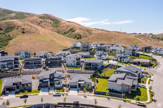 5472 N Valley View Rd W, Lehi, UT 84043 - aerial view of residential area featuring mountains