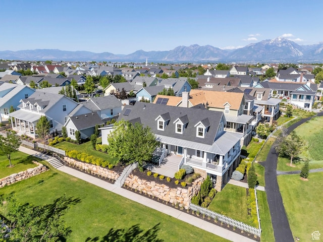 10764 S Felicity Ct, South Jordan, UT 84009 - aerial view of residential area with mountains