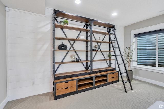10764 S Felicity Ct, South Jordan, UT 84009 - detailed view of carpet, baseboards, and recessed lighting