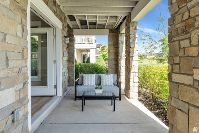 10764 S Felicity Ct, South Jordan, UT 84009 - view of patio with outdoor lounge area