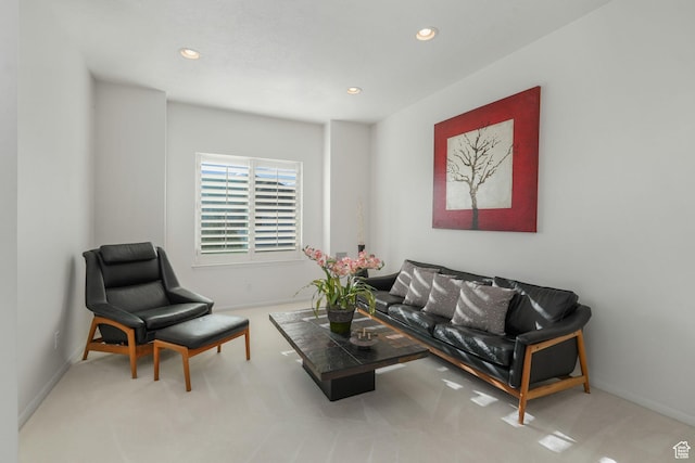 4554 W Birdie Way S, Jordan, UT 84009 - carpeted living area with recessed lighting and baseboards