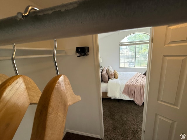 206 E Handcart Way, Sandy, UT 84070 - bedroom with dark colored carpet