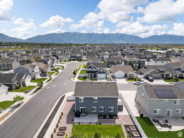 3456 S Linden Way, Syracuse, UT 84075 - aerial view of residential area with a mountainous background