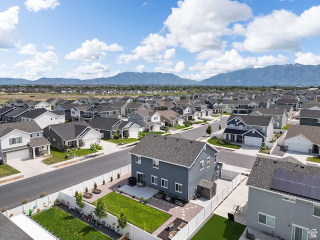 3456 S Linden Way, Syracuse, UT 84075 - aerial view of residential area with mountains
