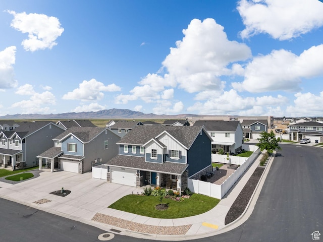 3456 S Linden Way, Syracuse, UT 84075 - aerial view of residential area featuring a mountainous background