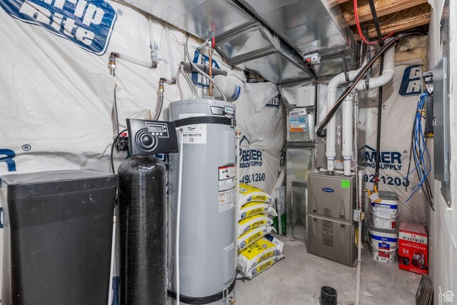 1477 S 3750 E, Spanish Fork, UT 84660 - utility room with water heater