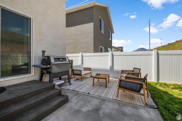 1477 S 3750 E, Spanish Fork, UT 84660 - view of patio / terrace featuring a deck