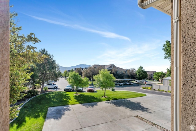 1292 W Dallin Dr N, Pleasant Grove, UT 84062 - view of grassy yard featuring a mountain view