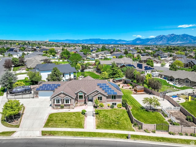 4234 W Swensen Farm Dr S, Riverton, UT 84096 - aerial perspective of suburban area featuring a mountainous background