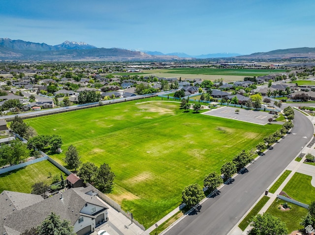 4234 W Swensen Farm Dr S, Riverton, UT 84096 - aerial perspective of suburban area featuring a mountain backdrop