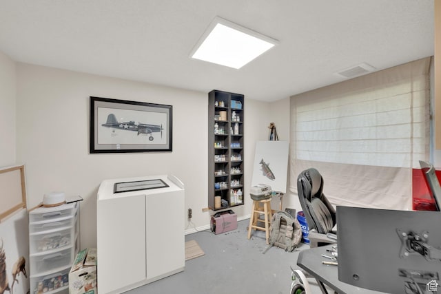 4234 W Swensen Farm Dr S, Riverton, UT 84096 - office area with concrete flooring
