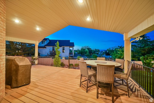 4234 W Swensen Farm Dr S, Riverton, UT 84096 - deck with outdoor dining space