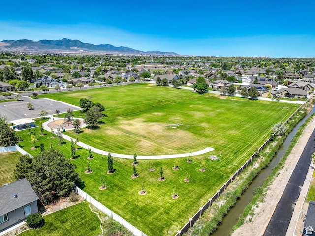 4234 W Swensen Farm Dr S, Riverton, UT 84096 - aerial view of residential area with a mountainous background