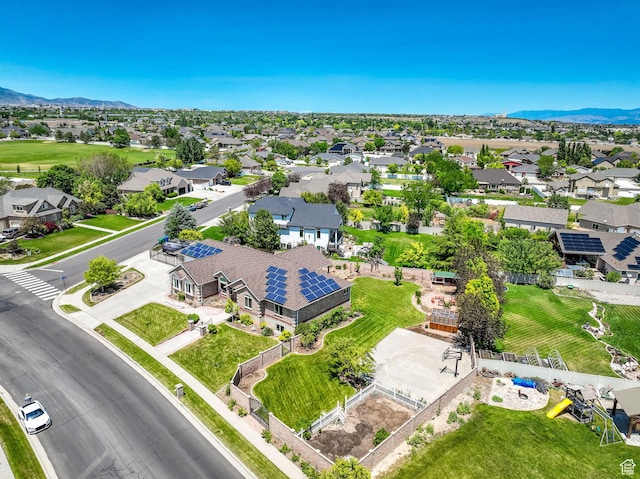 4234 W Swensen Farm Dr S, Riverton, UT 84096 - aerial perspective of suburban area with a mountain backdrop