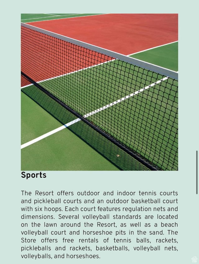 2176 S Bear Blvd Unit 404, Garden City, UT 84028 - view of tennis court