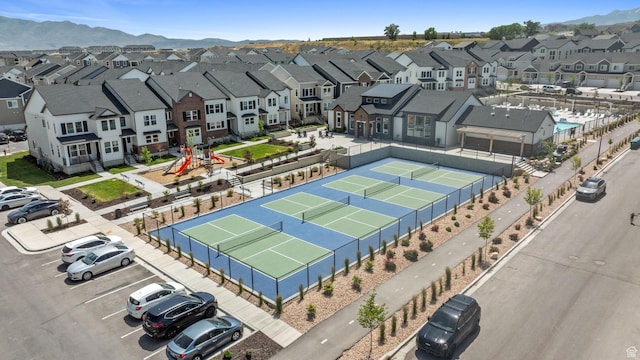 3665 W 1380 N Unit T201, Lehi, UT 84043 - aerial view of residential area featuring mountains