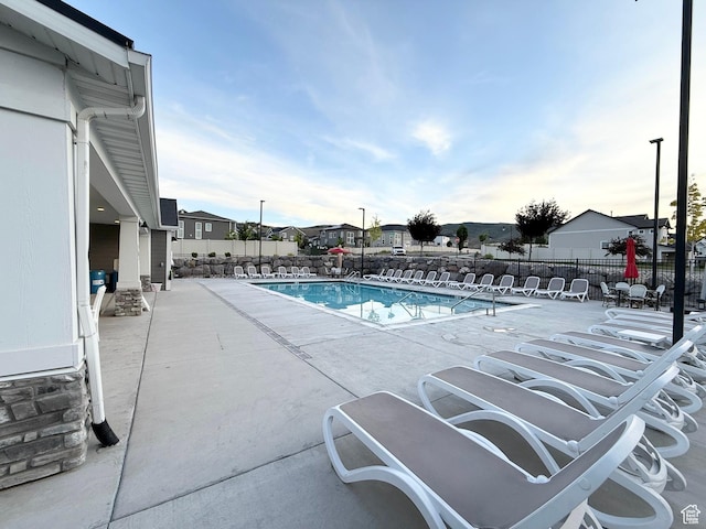 4323 W Burwell Ln, Herriman, UT 84096 - community pool featuring a patio