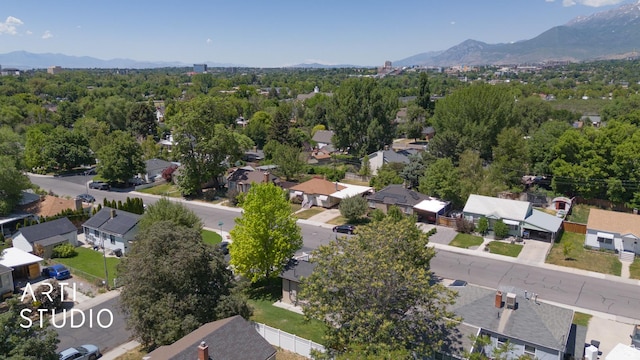1132 E 360 S, Provo, UT 84606 - aerial perspective of suburban area with a mountainous background