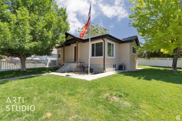 1132 E 360 S, Provo, UT 84606 - rear view of house featuring stucco siding and central AC