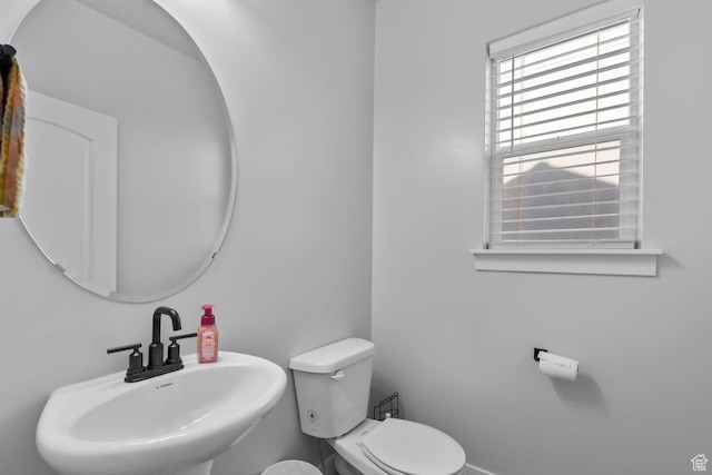 1608 W Gannett Dr, Saratoga Springs, UT 84045 - half bath featuring a sink and toilet