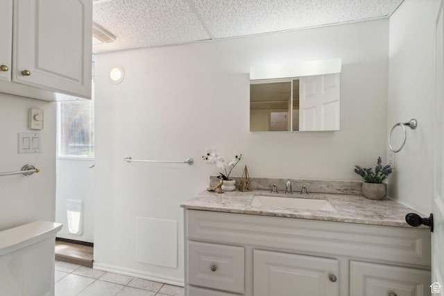 582 S Marialana Way E, North Salt Lake, UT 84054 - bathroom with vanity, toilet, and tile patterned flooring
