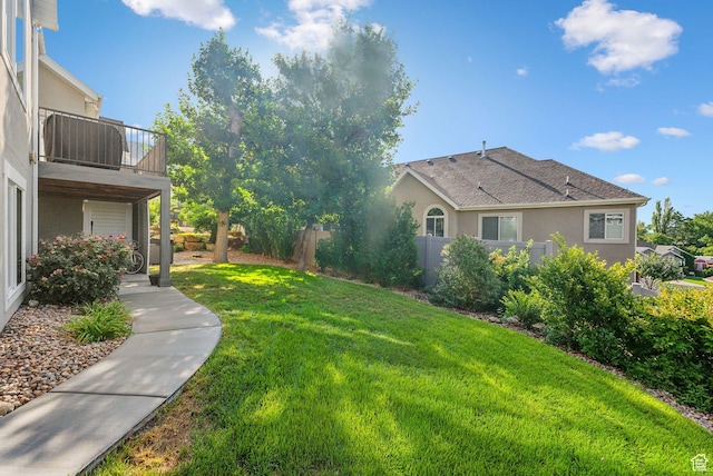 786 S 820 E, Pleasant Grove, UT 84062 - view of yard featuring a balcony