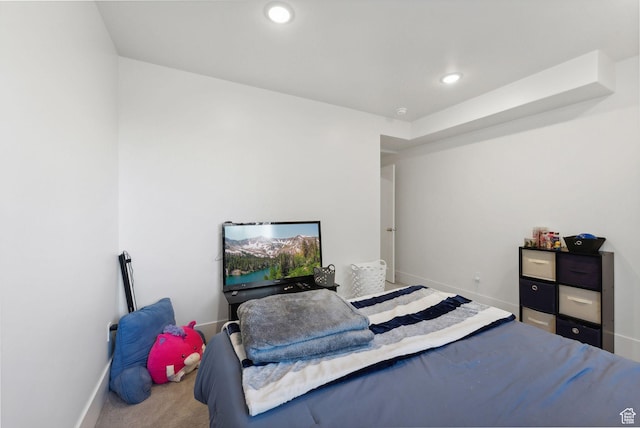786 S 820 E, Pleasant Grove, UT 84062 - bedroom featuring carpet flooring, baseboards, and recessed lighting