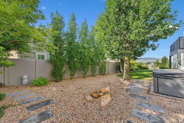 786 S 820 E, Pleasant Grove, UT 84062 - view of yard with a hot tub