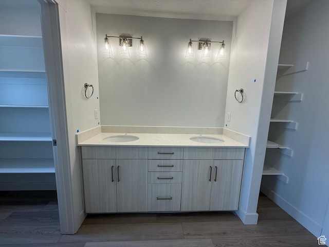 4582 W 3725 S Unit 241, West Haven, UT 84401 - full bath featuring double vanity and wood finished floors