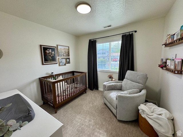 1720 N 2340 W, Lehi, UT 84043 - bedroom with carpet floors, a textured ceiling, and a nursery area