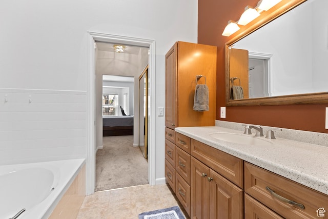 1186 E 900 S Unit 20, St George, UT 84790 - bathroom featuring vanity and tiled tub