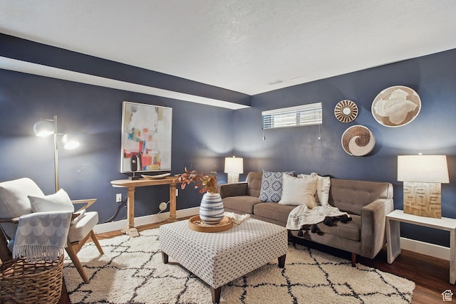 333 E Stanton Ave S, Salt Lake City, UT 84111 - living area with baseboards and wood finished floors