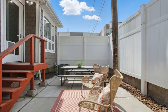 333 E Stanton Ave S, Salt Lake City, UT 84111 - fenced backyard with a patio area
