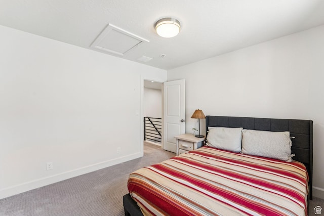 105 S 600 E, Provo, UT 84606 - carpeted bedroom with attic access and baseboards
