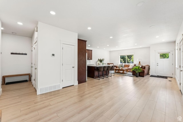 105 S 600 E, Provo, UT 84606 - foyer entrance featuring light wood-type flooring, recessed lighting, and baseboards